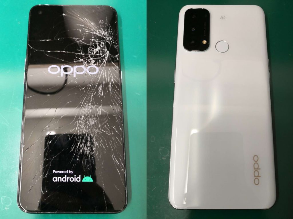 OPPO Reno 5A】画面破損 液晶破損 画面割れ 操作しづらい ゴースト ...